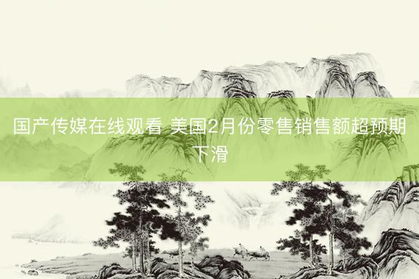 国产传媒在线观看 美国2月份零售销售额超预期下滑