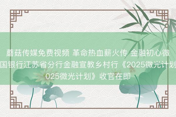 蘑菇传媒免费视频 革命热血薪火传 金融初心微光闪——中国银行江苏省分行金融宣教乡村行《2025微光计划》收官在即