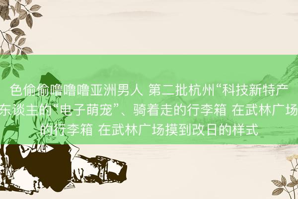 色偷偷噜噜噜亚洲男人 第二批杭州“科技新特产”近期公布 会哄东谈主的“电子萌宠”、骑着走的行李箱 在武林广场摸到改日的样式