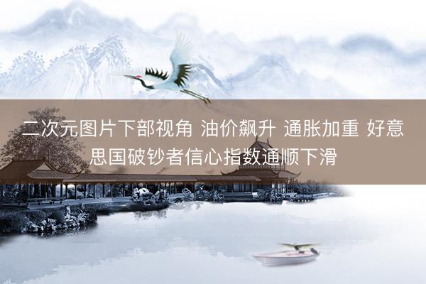 二次元图片下部视角 油价飙升 通胀加重 好意思国破钞者信心指数通顺下滑