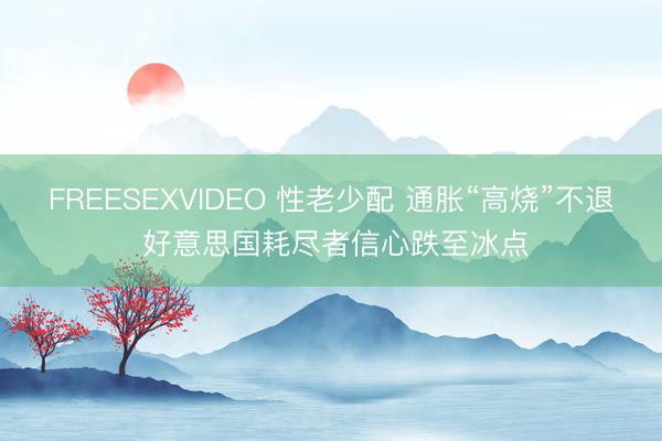 FREESEXVIDEO 性老少配 通胀“高烧”不退 好意思国耗尽者信心跌至冰点
